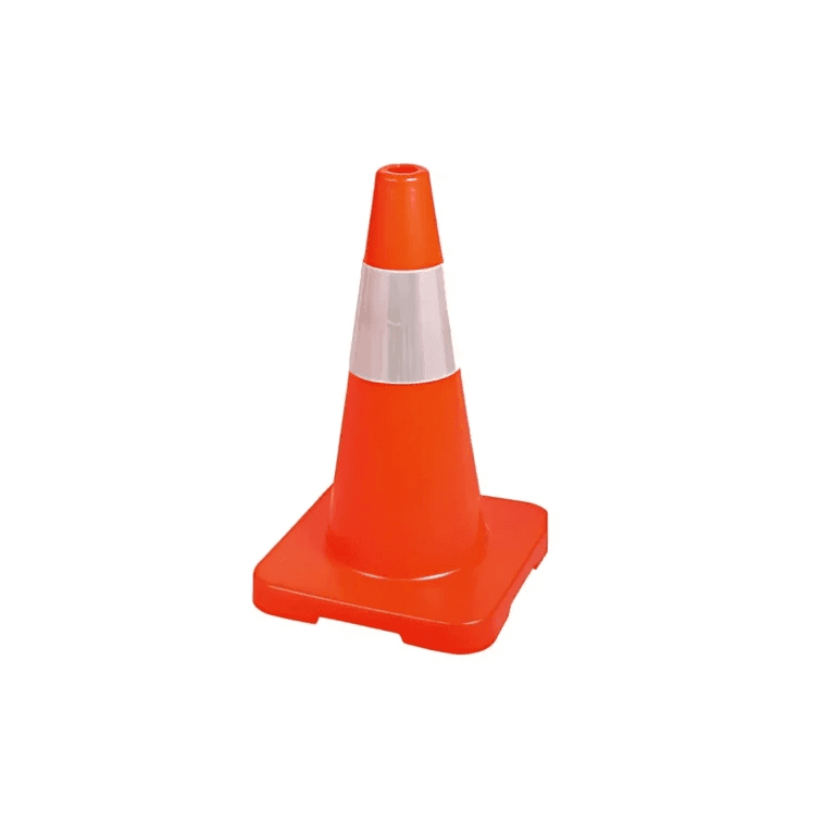 Cône de Signalisation 45 cm – Haute Visibilité & Compact