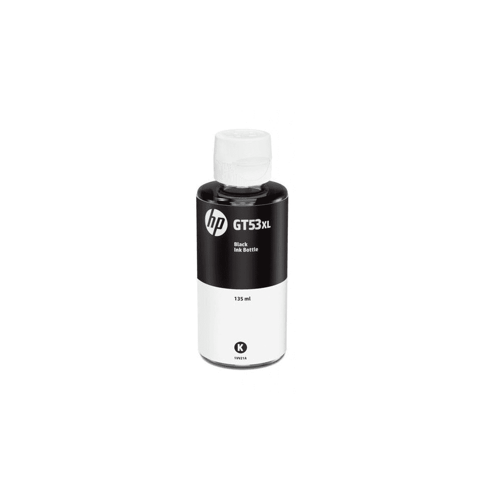 Bouteille d’encre HP GT53XL Noir – Originale 135 ml pour Imprimantes HP