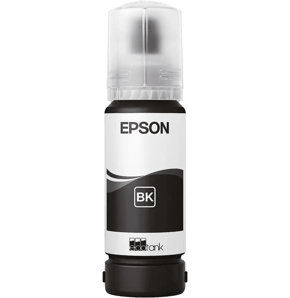 Bouteille d’encre Epson 108 Noir – Originale, Haute Capacité pour EcoTank