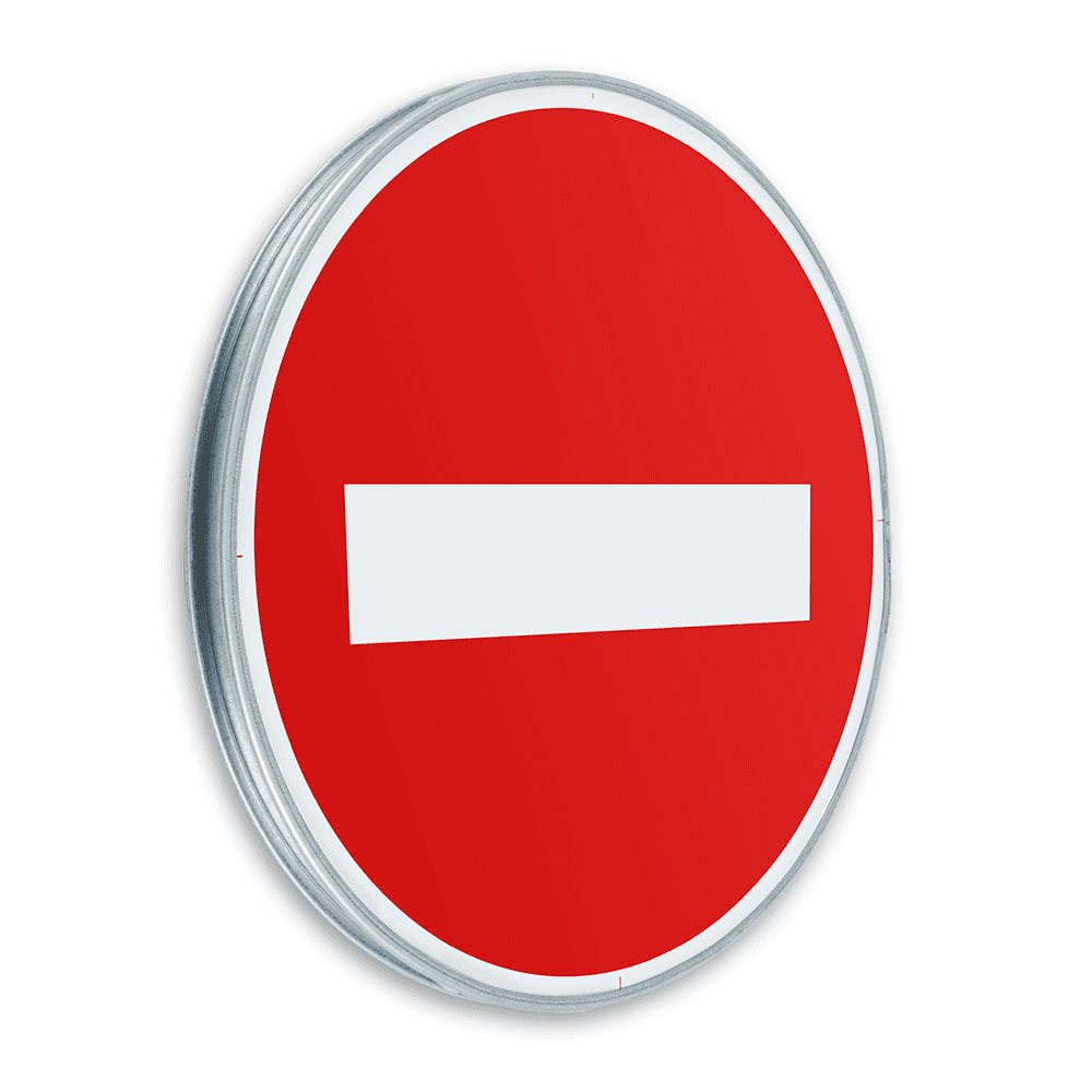 Panneau Sens interdit – Signalisation routière - Image 1