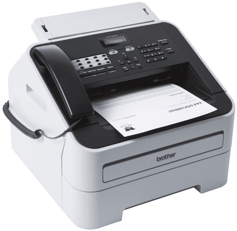 Brother Laser 2845 – Télécopieur laser monochrome avec combiné téléphonique pour bureau