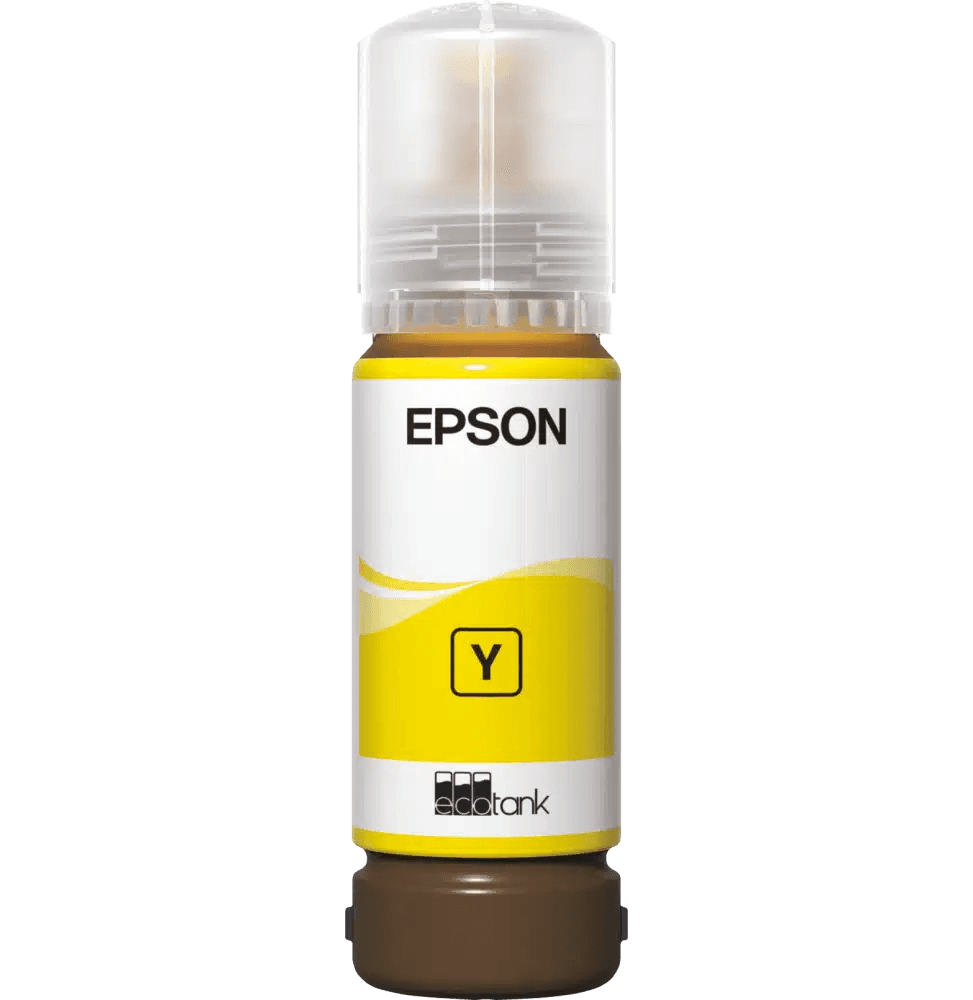 Bouteille d’encre Epson 108 Jaune – Originale, Haute Capacité pour EcoTank